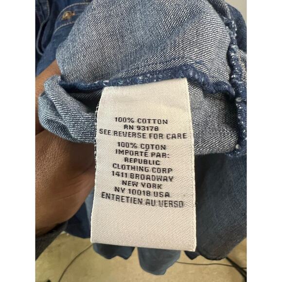 Jason Wu Womens Denim Tiered Dress Size 20W - Picture 3 of 6